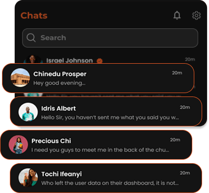 Chat Rooms Interface